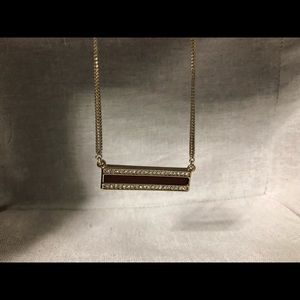 WHBM brown and gold necklace